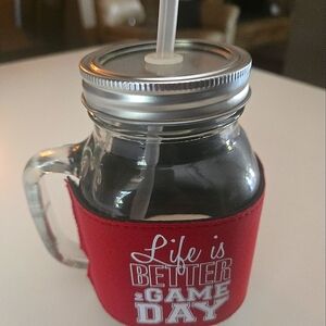 Mason Game Day Drink Jar! NEW